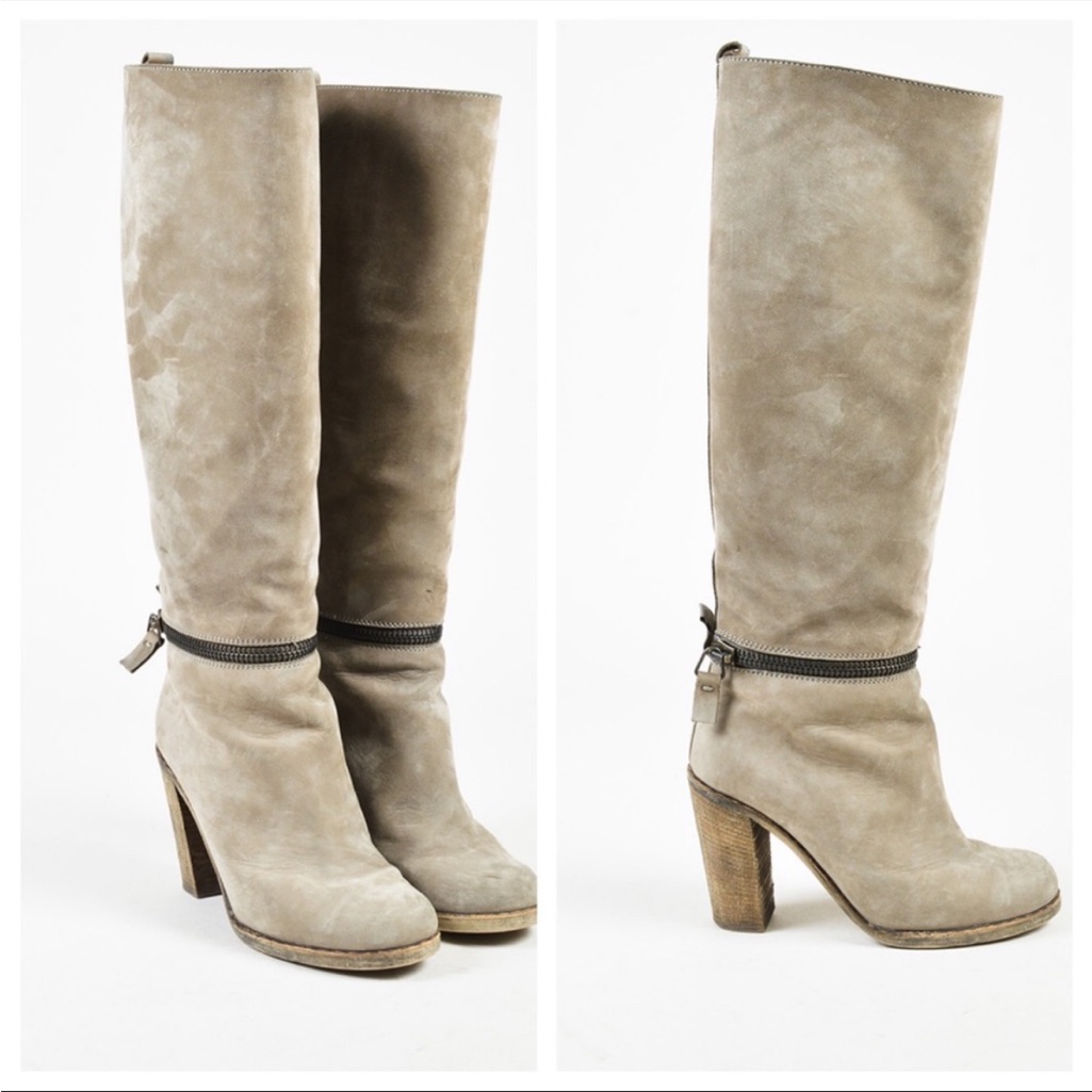 Mm6 Maison Martin Margiela Convertible Boot To Booties Size 7